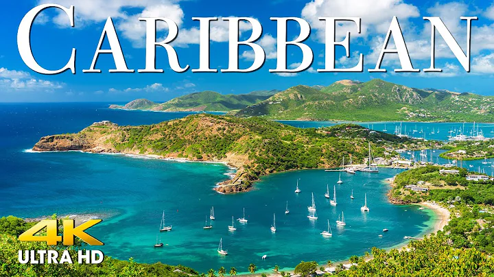 FLYING OVER CARIBBEAN (4K UHD) Beautiful Nature Scenery with Relaxing Music | 4K VIDEO ULTRA HD