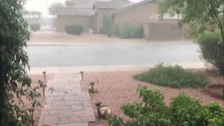Thunder storm rolls into Casa Grande