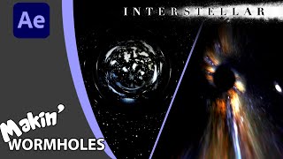 Create an Interstellar wormhole in After Effects