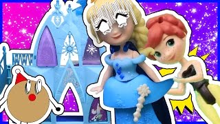 アナ雪 おもちゃアニメ エルサのアイスキャッスル アナと雪の女王 リトルキングダム 着せ替え 人形ごっこ Toy Kids トイキッズ Disney Frozen Elsa