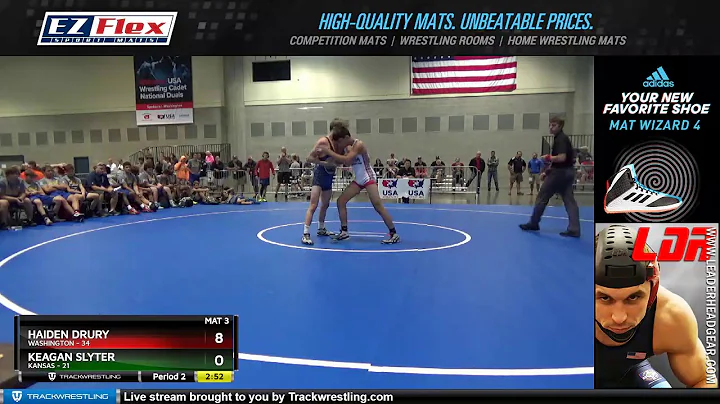 Mat 3 120 Haiden Drury Washington  Vs Keagan Slyte...