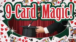 JUST 9 CARDS! (Never-Before-Seen Card Magic)