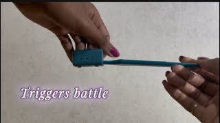 ASMR | Slow triggers on my hands (makeup brush VS toothbrush) 🪥