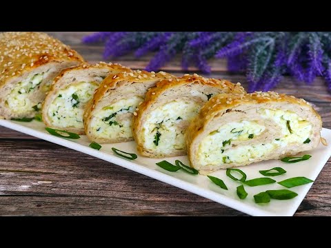 Видео: ВКУСНЕЕ ЧЕМ КОТЛЕТЫ! Мясной Рулет с Яйцом. ПП рецепт для всей семьи