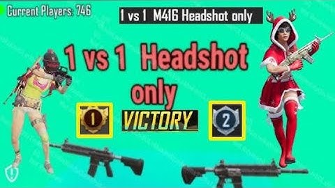 1v1 M416 Headshot Only 🔥 Ultimate Aim Test | BGMI Short Montage 😱