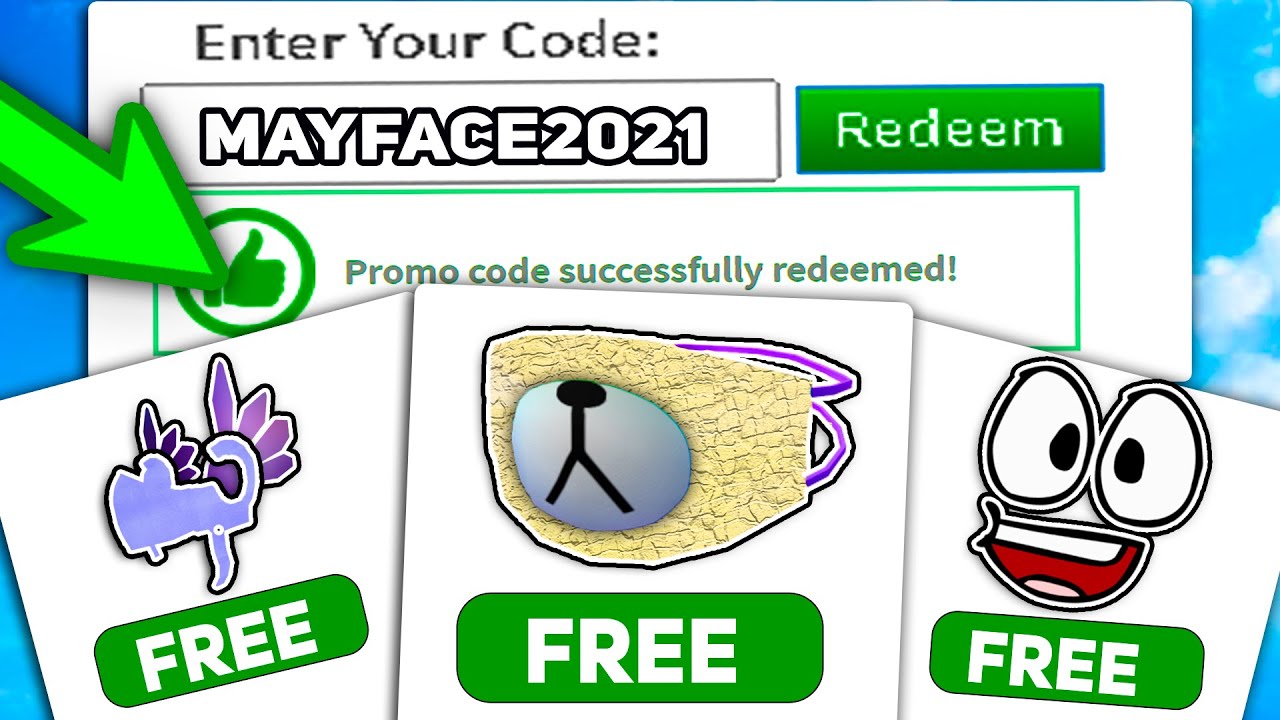 2021 *ALL + 5 NEW* Roblox PROMO CODES! MAY (WORK ALL) YouTube