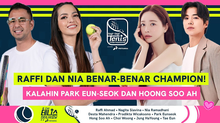RAFFI DAN NIA SEMPURNA! INDONESIA MENANG ATAS KOREA SELATAN, PARK EUN-SEOK DAN HONG SOO-AH KALAH!!