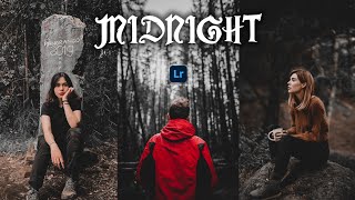 Midnight Preset - Lightroom Mobile Presets | Black Preset | Adventure Presets | Black Lr Mobile