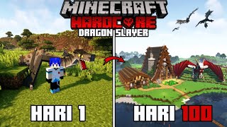 100 Hari di Minecraft Hardcore Pemburu Naga