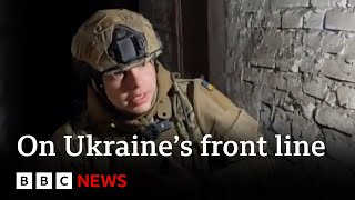 Ukraine front line near Kharkiv situation ‘dynamic and tense’ | BBC News Resimi