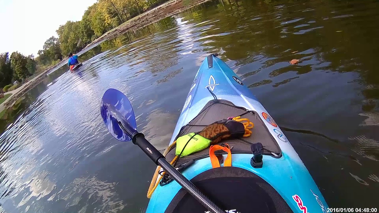 Buck creek White Water park first 2 drops, Sept, 16th, 2017 with Sw