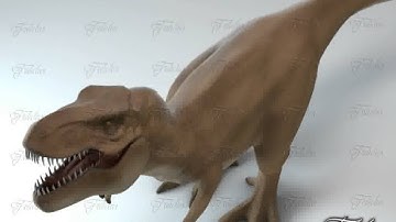 3D Model of Tyrannosaurus Rex Dinosaur Review