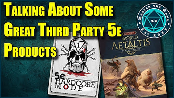 RPG 5e Hardcore DND and Aetaltis for DND5e First Thoughts