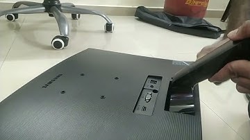 How to remove a Samsung curved monitor neck stand | Samsung Curved Monitor Remove Stand