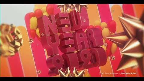 New Year 2020 Countdown l New Year Celebration Template | After Effects Openers - Envato elements