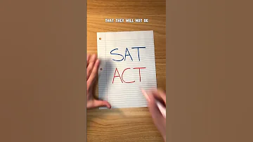 Goodbye SAT 