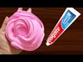 TOOTHPASTE SLIME!! How to make Fluffy Colgate Toothpaste and Flour Slime