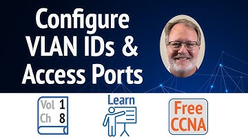 Stapsgewijze handleiding voor VLAN- en toegangspoortconfiguratie voor CCNA