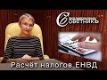 Как рассчитать налоги ЕНВД