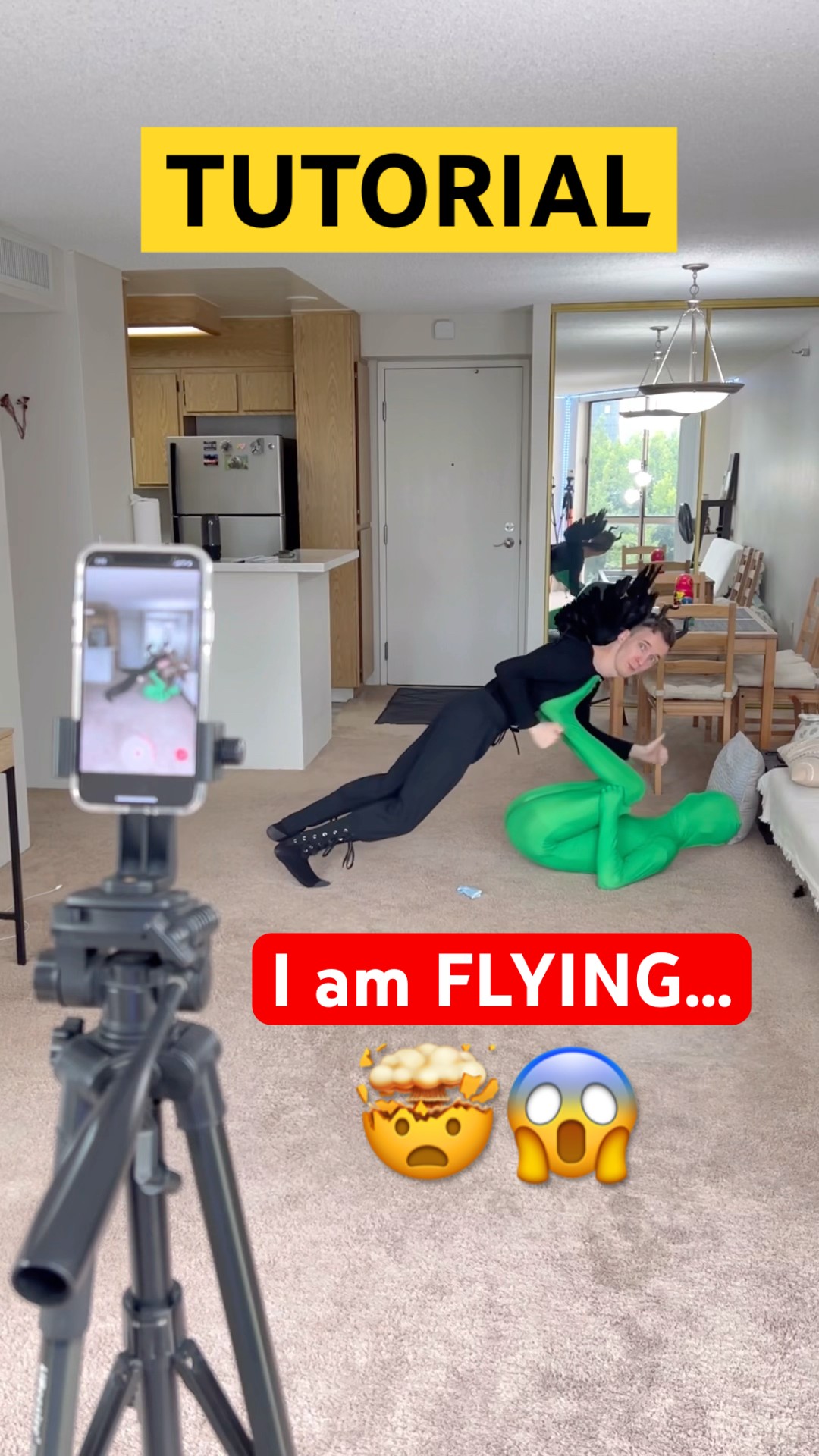 How to FLY ? Tutorial, backstage ? #shorts