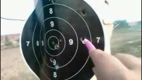 Beretta 92FS 9mm clone Made in Pakistan Accuracy Test @ 15 Meters
