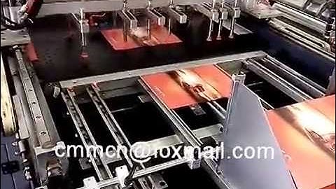 QFM 460C Automatic case making machine in Turkey for lining