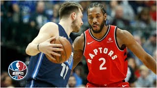 Kawhi Leonard and Luka Doncic duel in Raptors vs. Mavericks | NBA Highlights