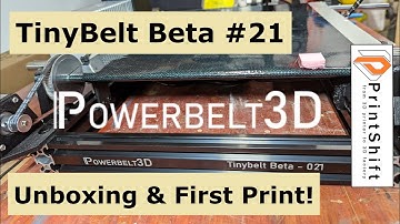 TinyBelt Unboxing and First Print!