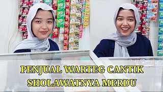 VIRALL || PENJUAL WARTEG CANTIK SUARANYA ENAK BANGET❗