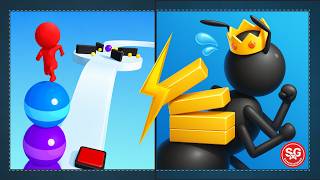 Stick Ride 3D vs Tiny Run 3D – Epic Speed Challenge! 🚀 | Android & iOS