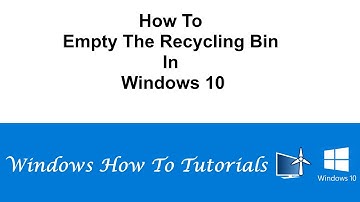 How To Empty The Recycling Bin In Windows 10