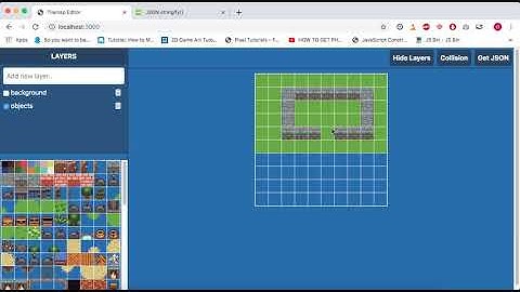 Tilemap Editor in Javascript - version 0.3