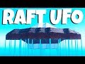 Building the AMAZING UFO! - Raft Gameplay
