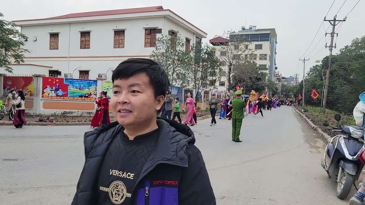 Rước kiệu hội làng Thanh Liệt Hà Nội