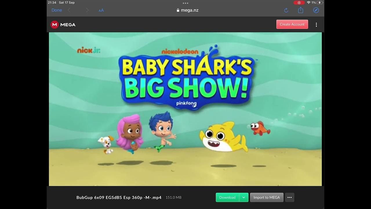 Bubble guppies Castilian Spanish jawsome shark episode YouTube