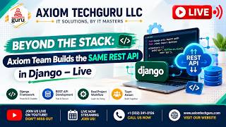 🔴 LIVE — Beyond the Stack: Building a REST API in Django