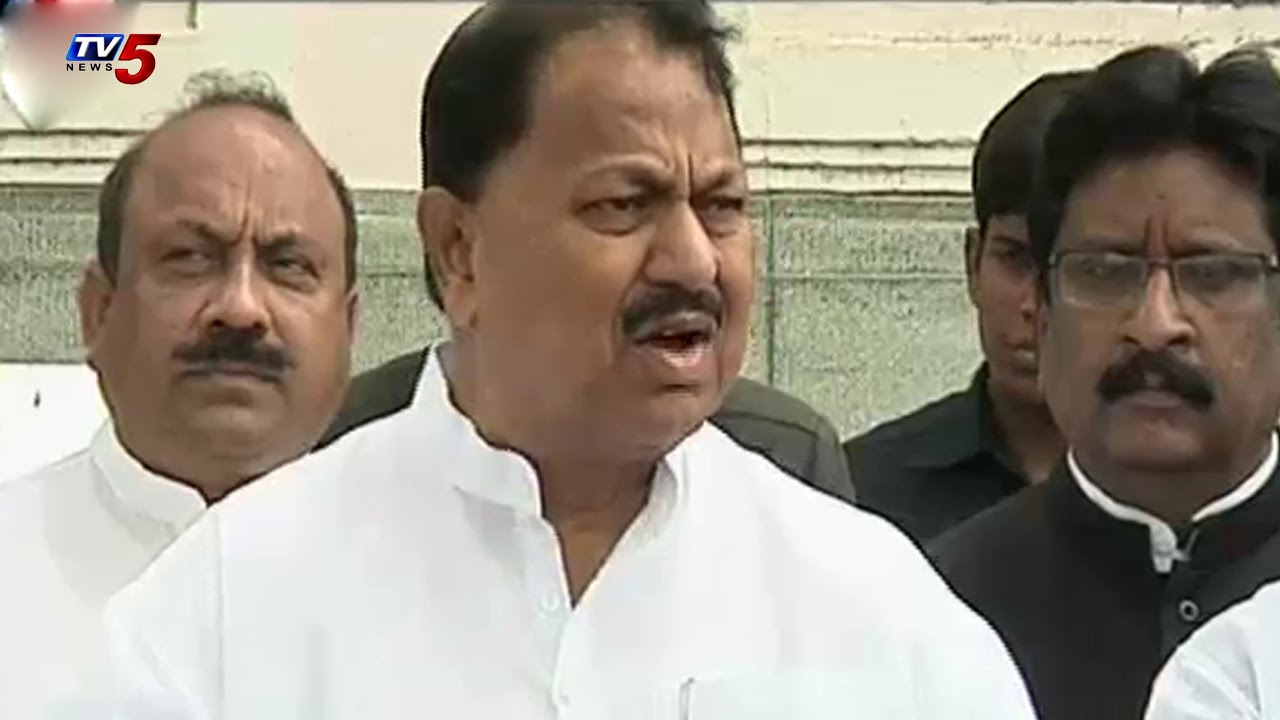 DS Complains to Swamigoud against Cong MLCs : TV5 News