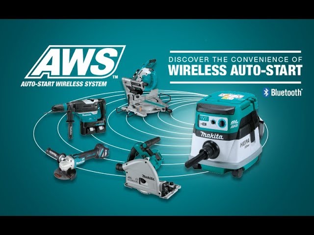 Makita Auto-start Wireless (AWS™) - Bluetooth Connectivity for your - YouTube