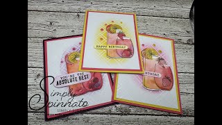 Celebratory Sips Charmingly Simple Design with Irresistible Designs Specialty DSP- Stampin Up
