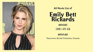Emily Bett Rickards Movies list Emily Bett Rickards| Filmography of Emily Bett Rickards