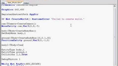 Tutorial: Introduction to Bodies (BMX) Part 1