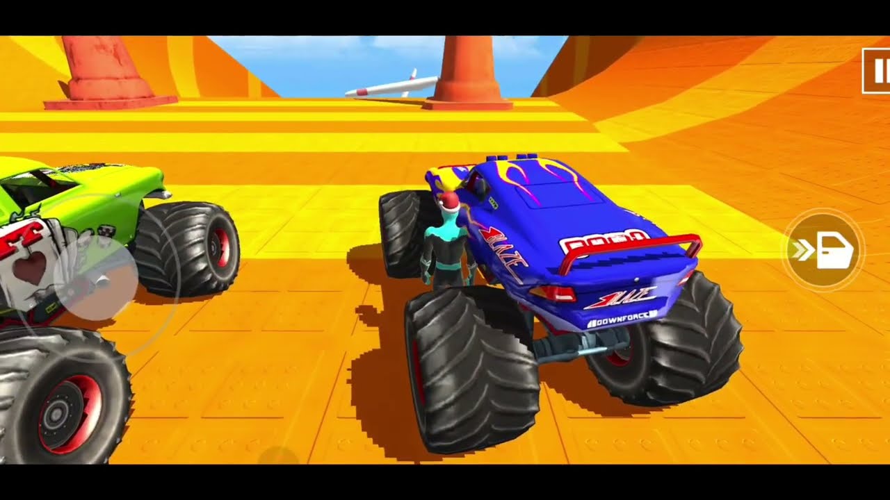 🚨Monster Truck Mega Ramp Extreme Racing Mega Ramp Extreme stunts 💥