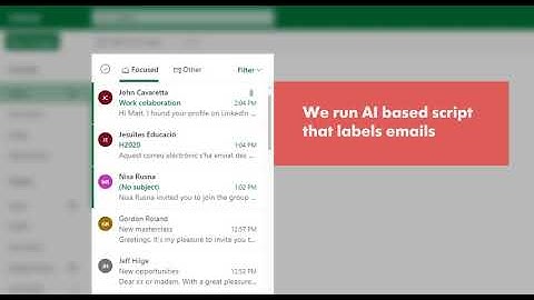 Classifying emails with AI