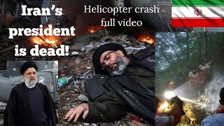 Iran president helicopter crash full video #viral #iran