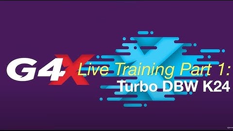 Link G4x Live Training Part 1: Turbo DBW K24 Honda Civic | Evans Performance Academy