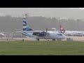 Vulkan Air Antonov 26 start up, taxiing and take off runway 28 at ZRH (with live ATC)