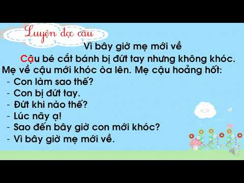 Tập Đọc Khối 1 Phần 3 Tuần 28 Từ 18/5/2020 - 22/5/2020