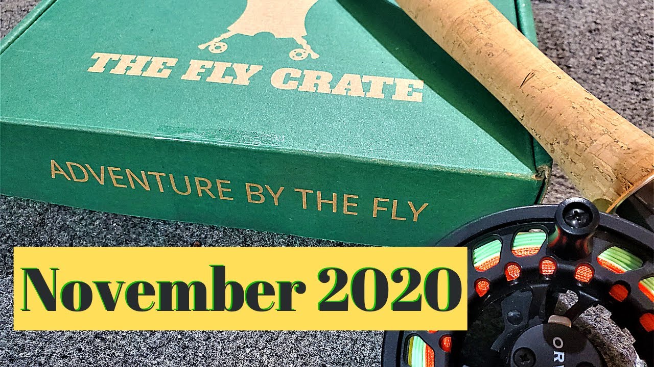 Unboxing THE FLY CRATE  November 2020 -- Yes, you can catch bass with  these! 