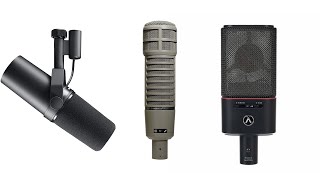 Shure SM7b vs Electro Voice RE20 vs Austrian Audio OC18