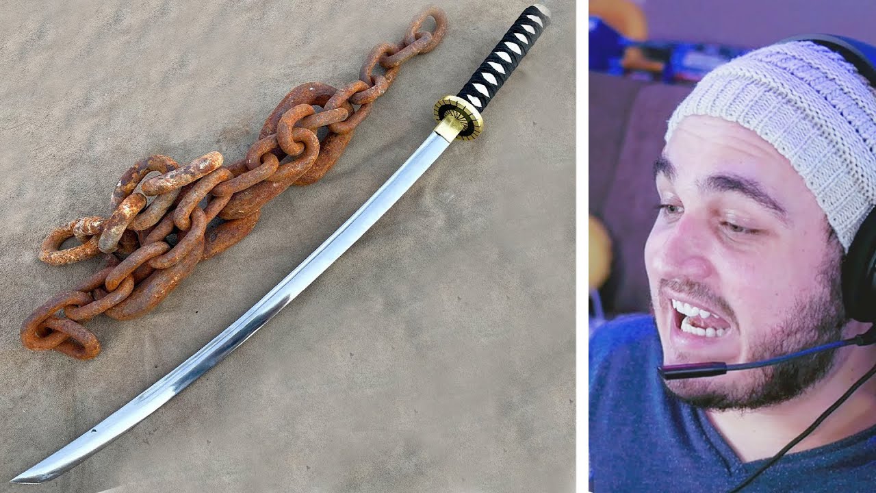 forjando katana com uma CORRENTE